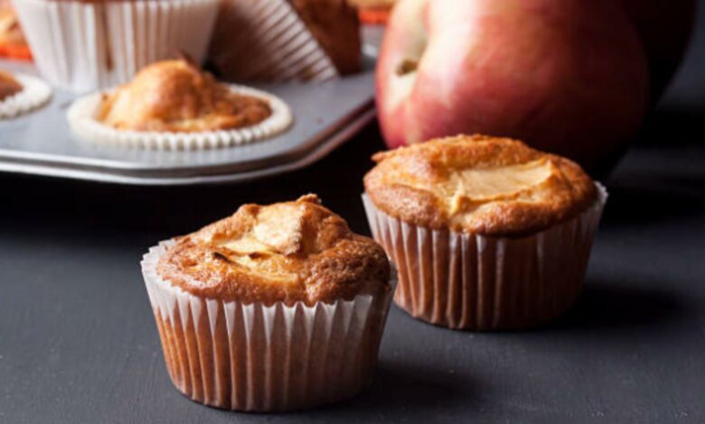 Receta de muffins de manzana paso a paso 1