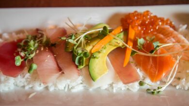 Chirashi de atún con aguacate, para cenas ligeras 12