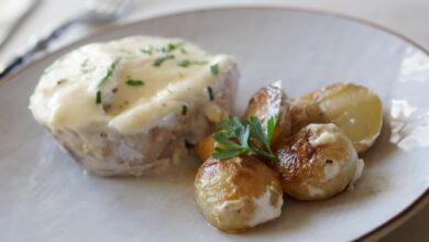 Filete de pescado con mayonesa de aguacate 5