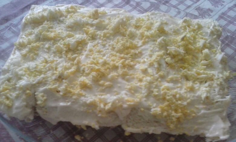 Pastel de jamón y queso con pan de molde 1