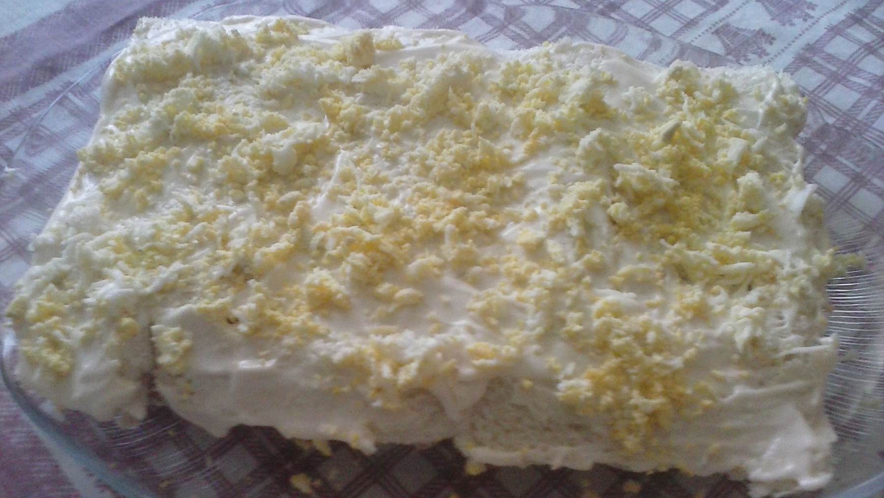 Pastel de jamón y queso con pan de molde 4
