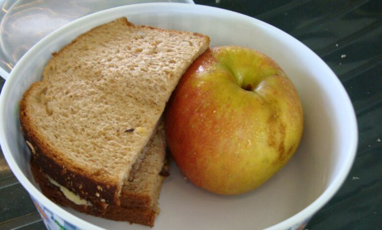 Sándwich de manzana asada con toque de miso 1