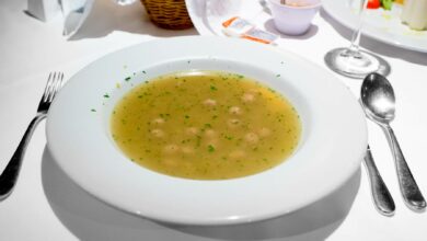 Sopa de cebada perlada con champiñones 6