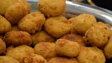 Croquetas de espinacas con toque de queso azul 6