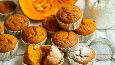 Muffins de almendra y calabaza 10