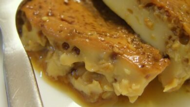 Pudding de magdalenas con sirope de caramelo, receta fácil 8