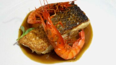 Receta de corvina con gambas en freidora de aire 7