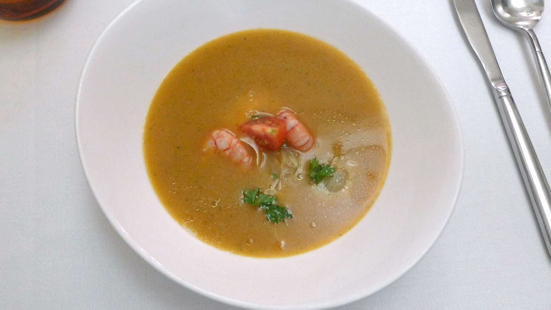 Sopa fría de mariscos especiada 4