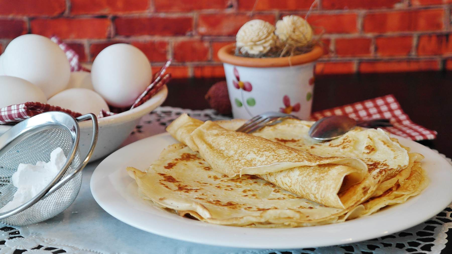 Crepes a la brasa con salsa de miel 4