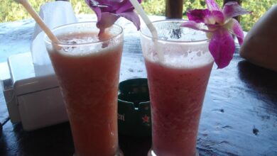 Receta india de lassi dulce con agua de rosas 5