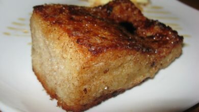 Torrijas con pan de brioche, anís en grano y crema de cacahuete 1