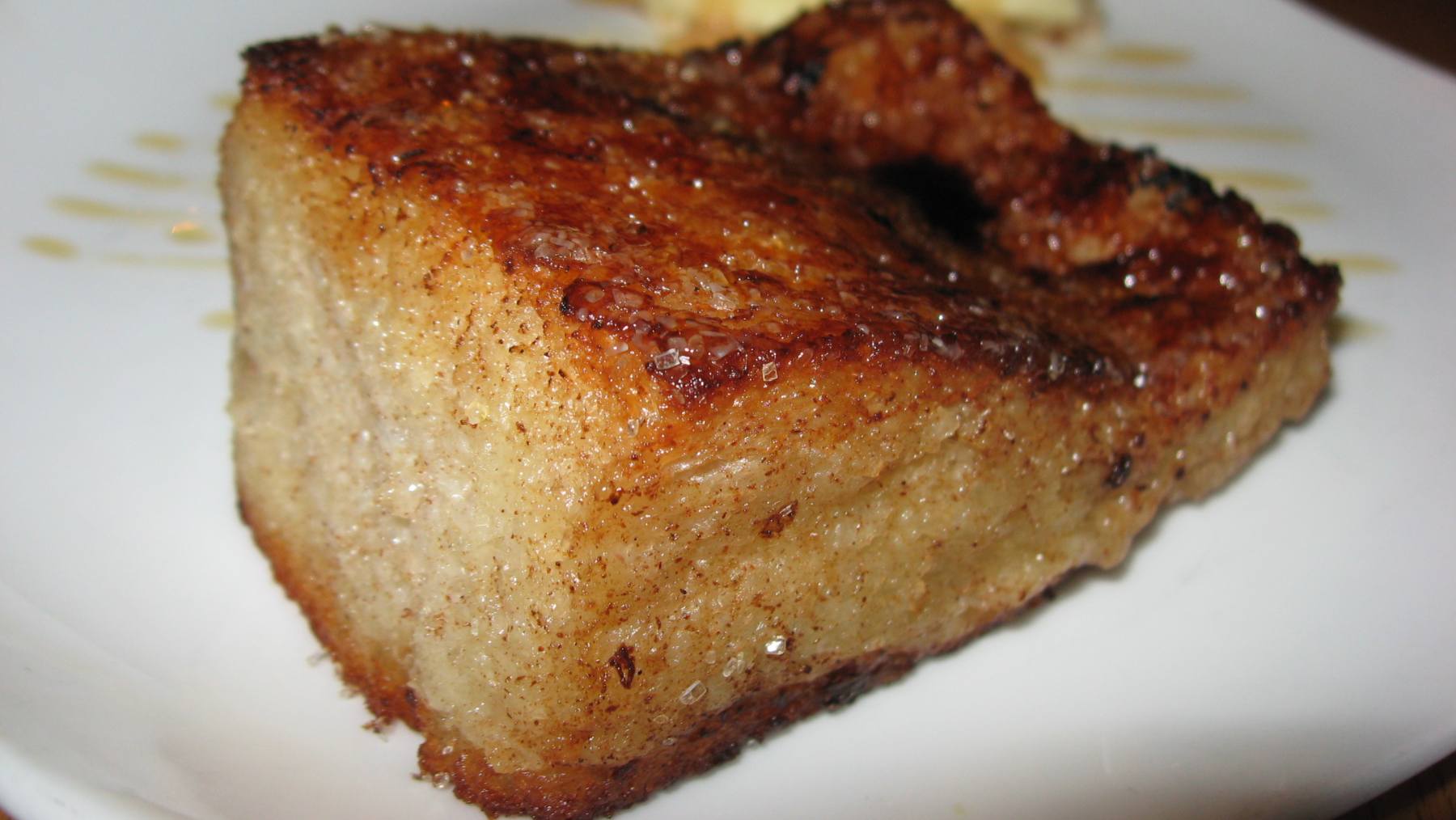 Torrijas con pan de brioche, anís en grano y crema de cacahuete 4