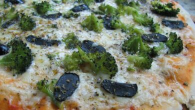 Receta de pizza vegetariana de brócoli 3