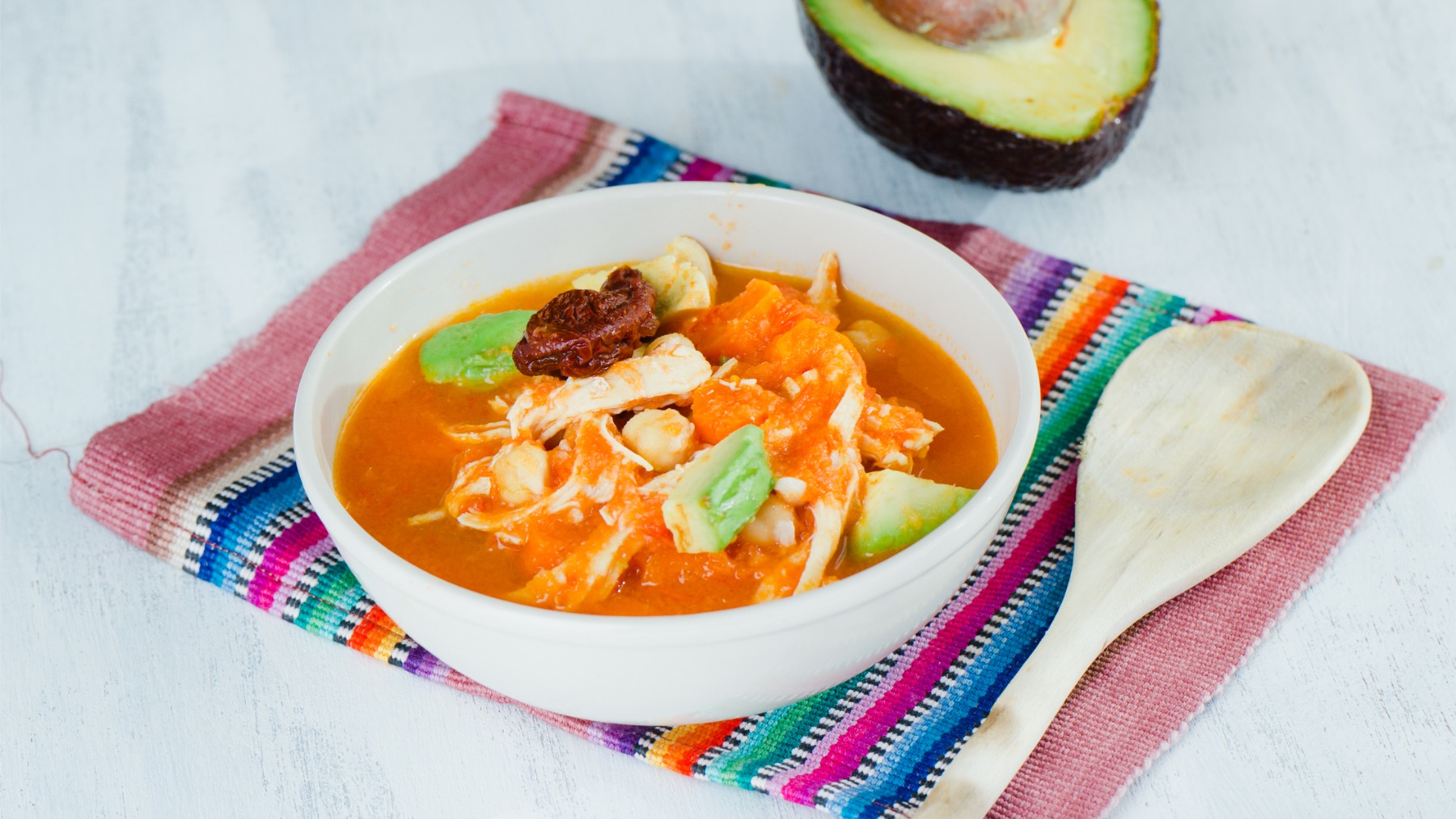 Receta mexicana de caldo tlalpeño 4