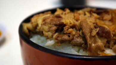 Receta japonesa de carne: gyudon 3