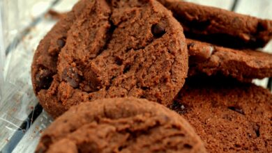 Receta de cookies dos chocolates sin gluten 2