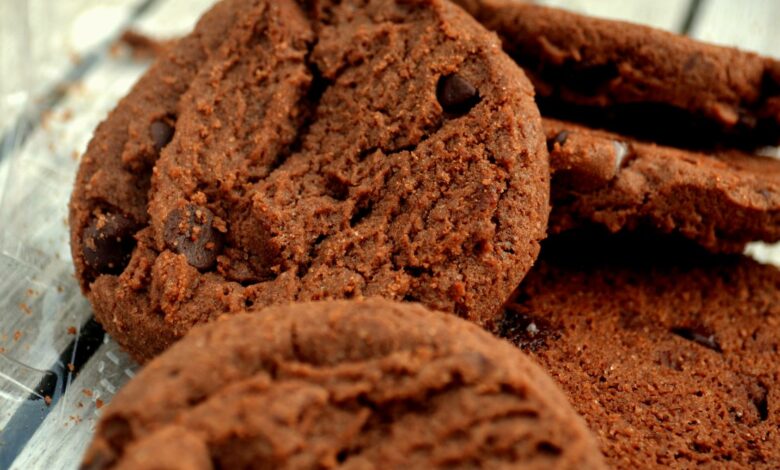 Receta de cookies dos chocolates sin gluten 1