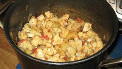 Receta india de aloo gobi 5