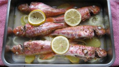 Salmonetes con salsa de lima y jengibre 10