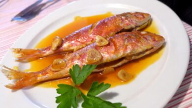 Salmonetes en salsa de vino blanco 10