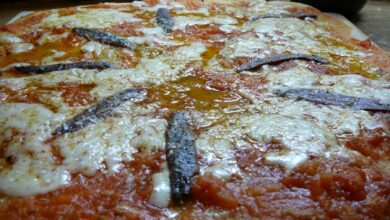 Prueba esta pizza de sardinas y alcaparras 7