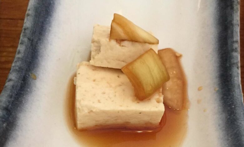 Tofu salteado en aceite aromático 1