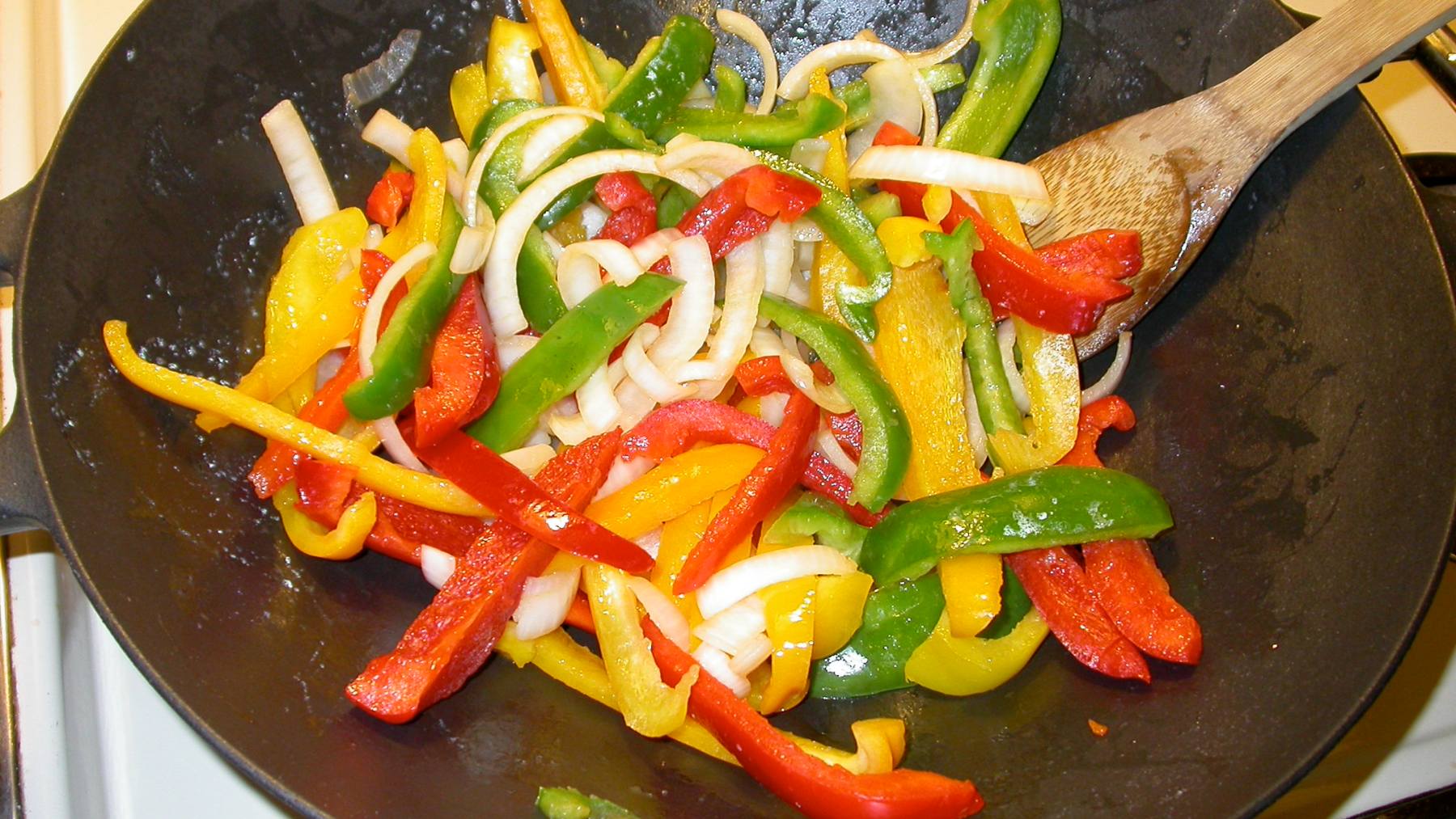 Wok de seitán con verduras 4