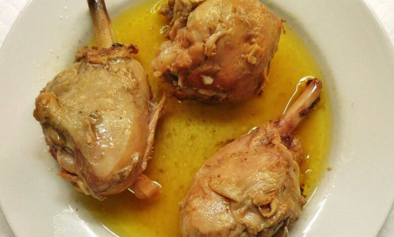 Receta de Pollo en salsa de setas con limón encurtido 1