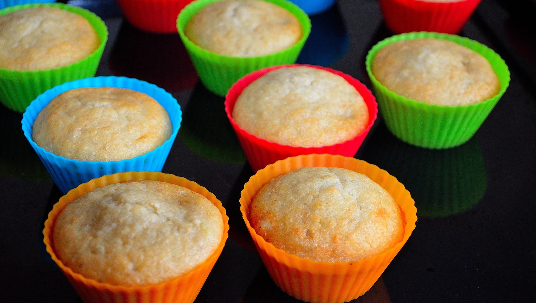 Muffins de harina de arroz y naranja 4