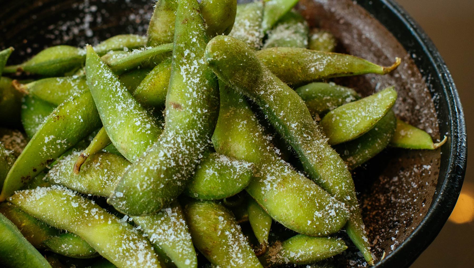 Receta de edamame salteado y especiado 4