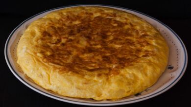 Receta de tortilla de patata con queso de cabra 4