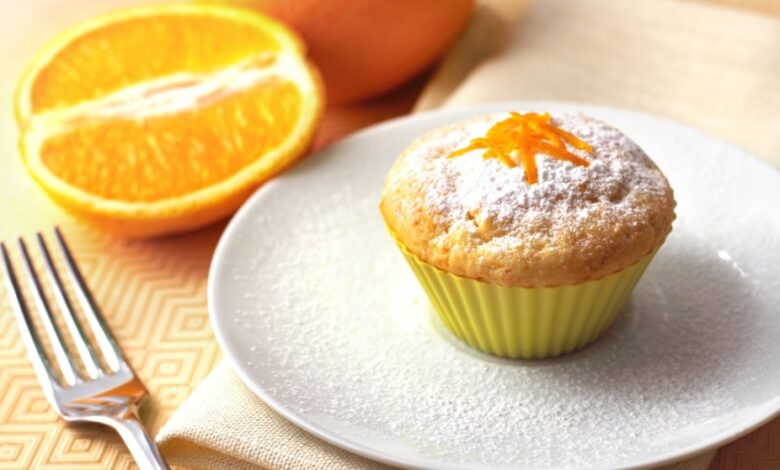 Receta de muffins de naranja y vainilla 1