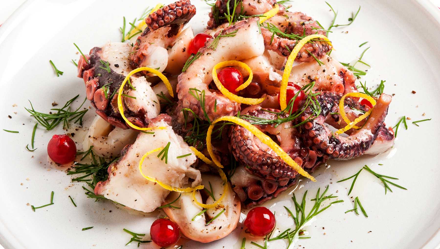 Receta de pulpo al limón y romero 4