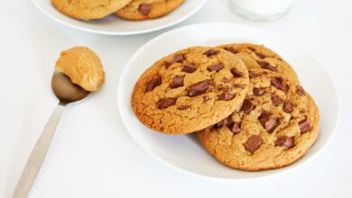 Receta de deliciosas galletas de chocolate y almendras 6