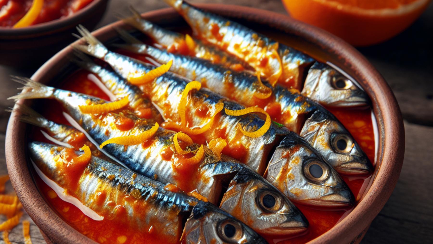 Sardinas marinadas en salsa de naranja y jerez 4