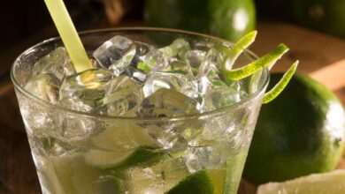 Receta de caipirinha de carambola y menta 10