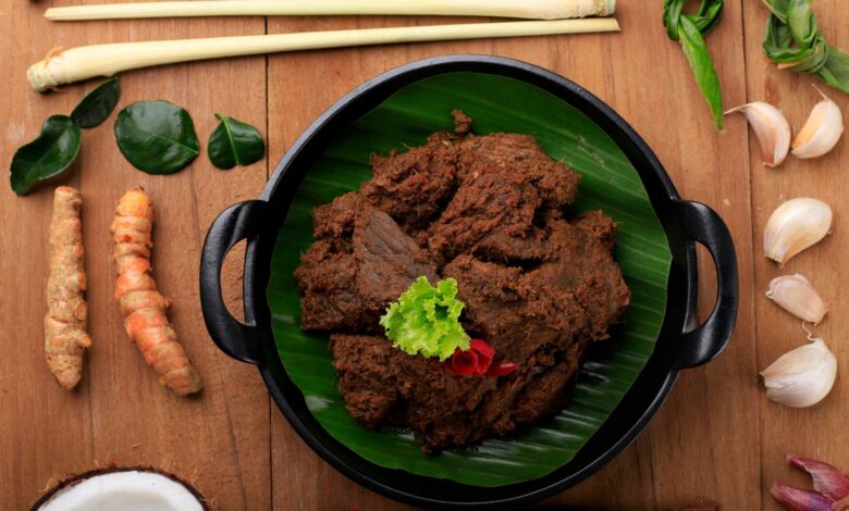 Receta indonesia de Rendang 1