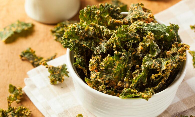 Chips de kale al horno 1