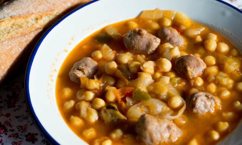 Receta de potaje de garbanzos andaluz tradicional 1