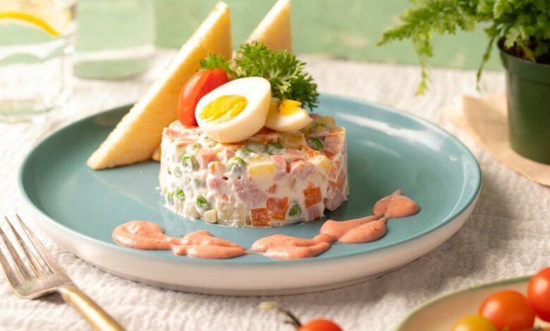 Receta de Receta de tapa de ensaladilla rusa casera 1