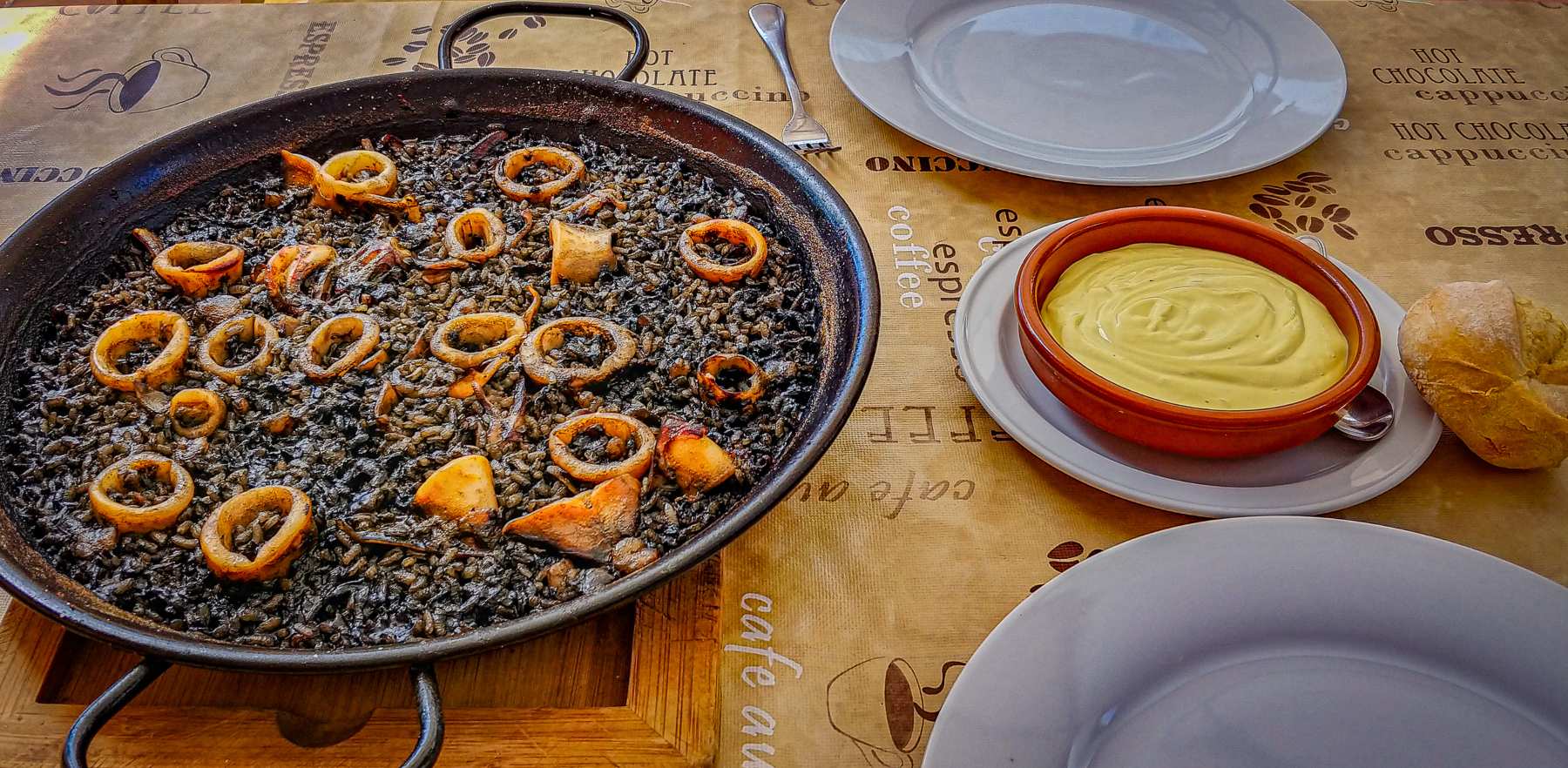 Receta de arroz negro con chipirones 4