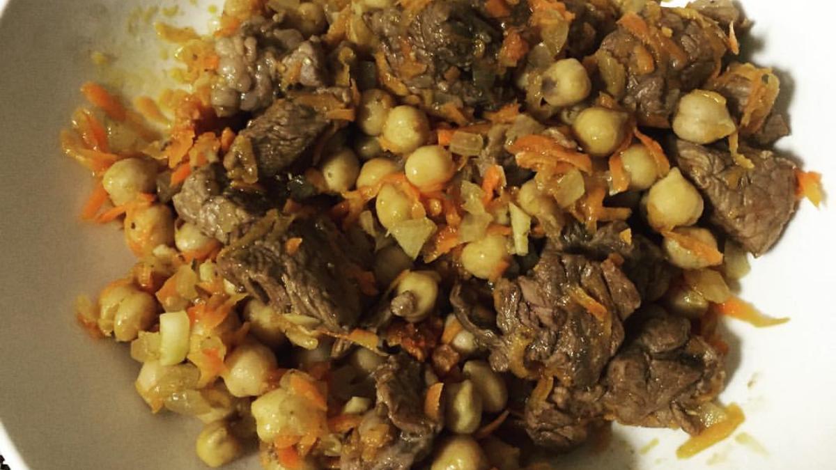 Receta de garbanzos con corzo 4