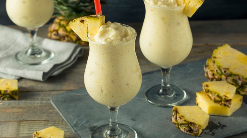 Receta de Batido o smoothie de coco y piña 8