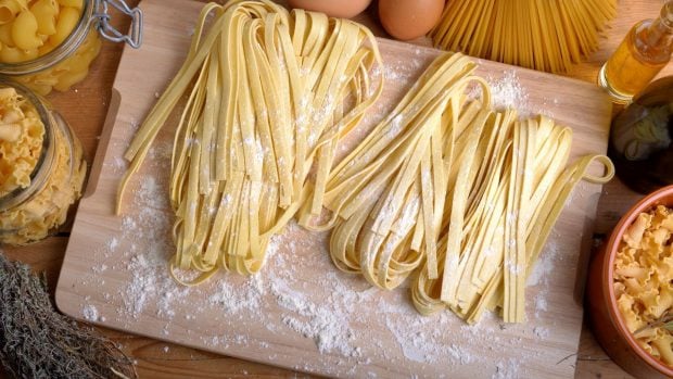 Pasta casera sin gluten