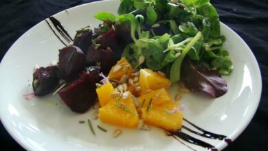 Receta de Ensalada de remolacha, cítricos y nabo 2