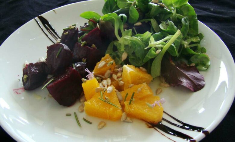 Receta de Ensalada de remolacha, cítricos y nabo 1