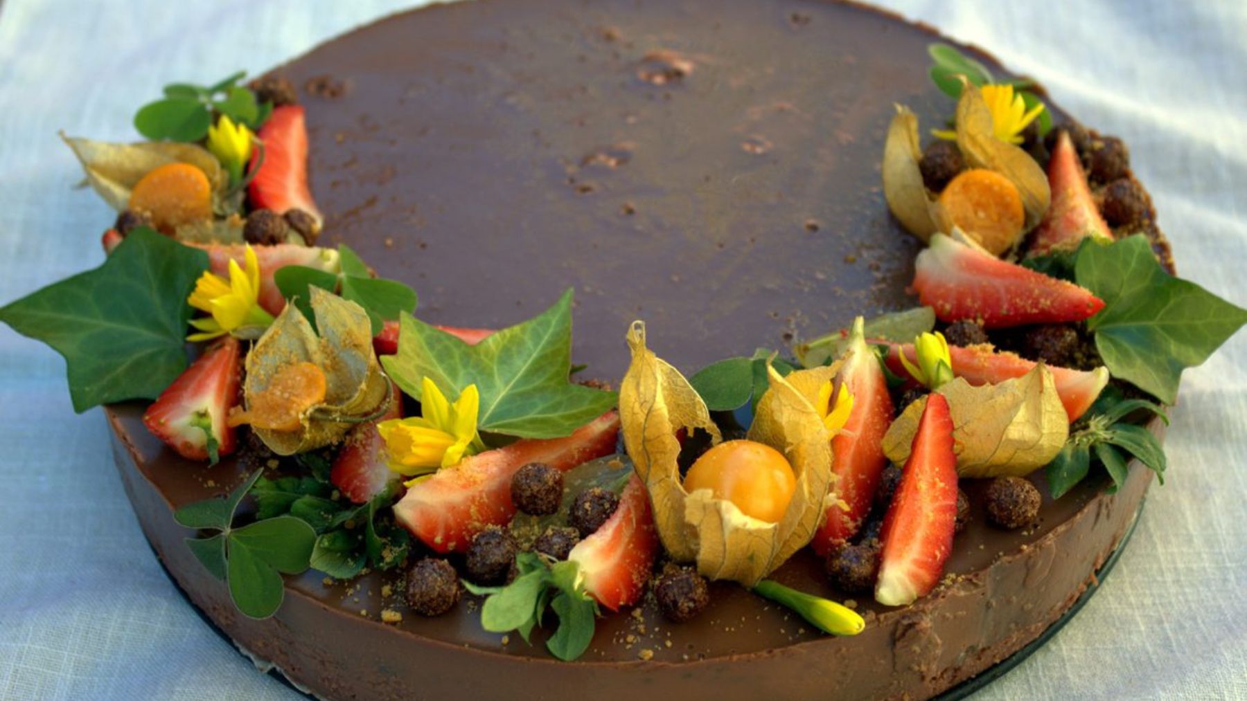 Receta de tarta de chocolate con cuajada