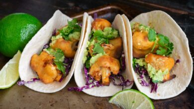 Tacos veganos que te conquistarán: coliflor al estilo coreano 4