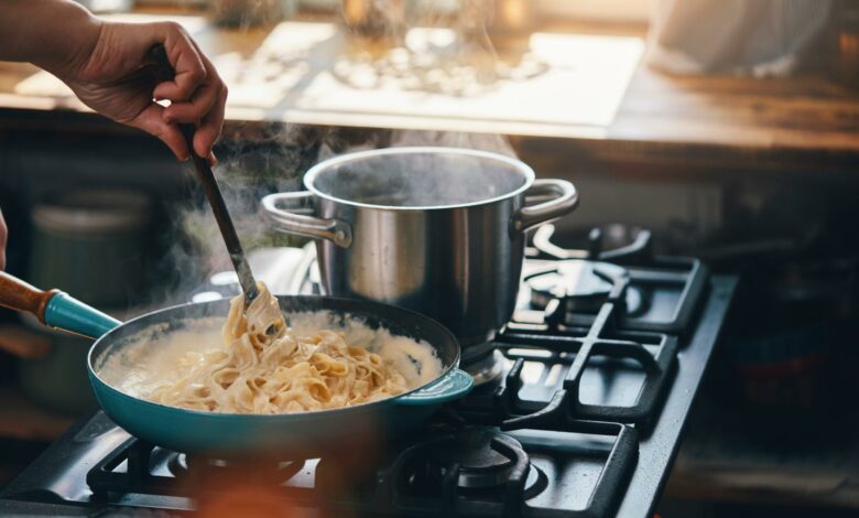 pasta Alfredo baja en calorías que no podrás dejar de comer 1