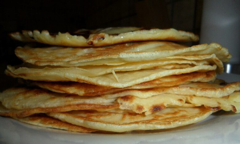 pancakes de avena y plátano sin azúcar ni harina 1